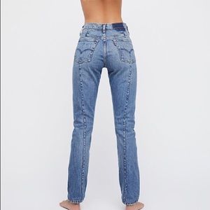 Levi’s altered 501 skinny light wash 26/30